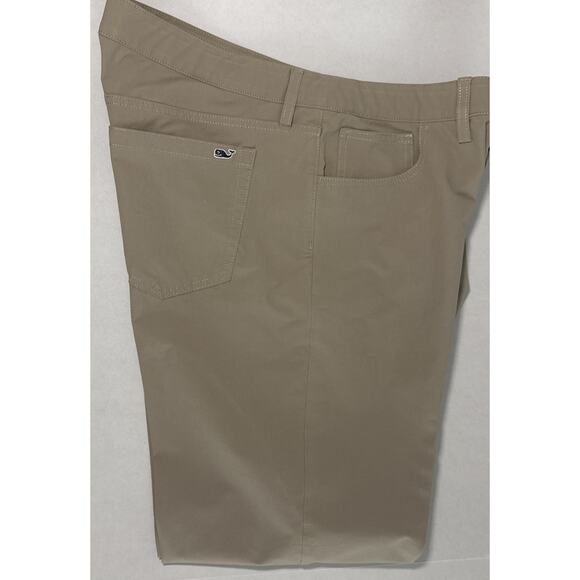 Vineyard Vines Men Pants 38x30 OTG On The Go Performance Khaki Stretch Flex Golf - Picture 1 of 9